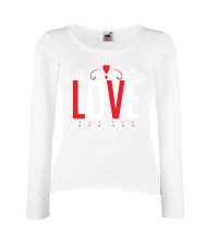 Дамска тениска Свети Валентин Love 3