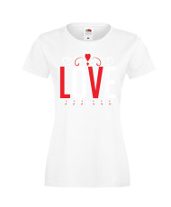 Дамска тениска Свети Валентин Love 3
