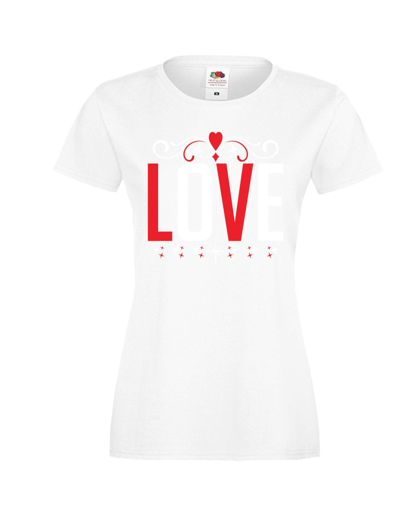 Дамска тениска Свети Валентин Love 3