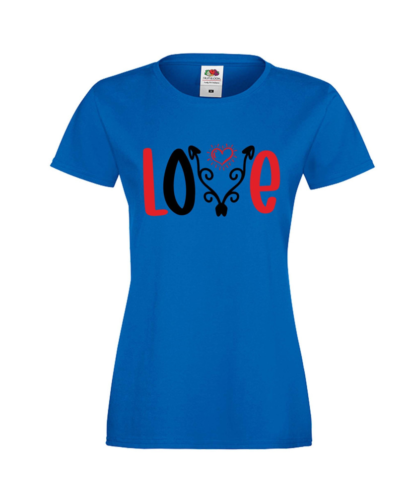 Дамска тениска Свети Валентин Love 2