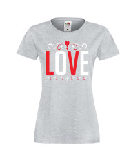 Дамска тениска Свети Валентин Love 3