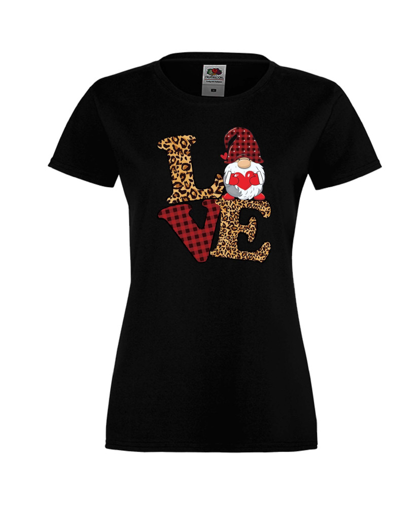 Дамска тениска Свети Валентин Love Gnome Valentine's 1 Дамска тениска Свети Валентин Love Gnome Valentine's 1