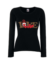 Дамска тениска Свети Валентин Love Gnome Valentine's 2