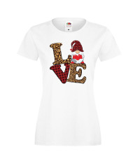 Дамска тениска Свети Валентин Love Gnome Valentine's 1