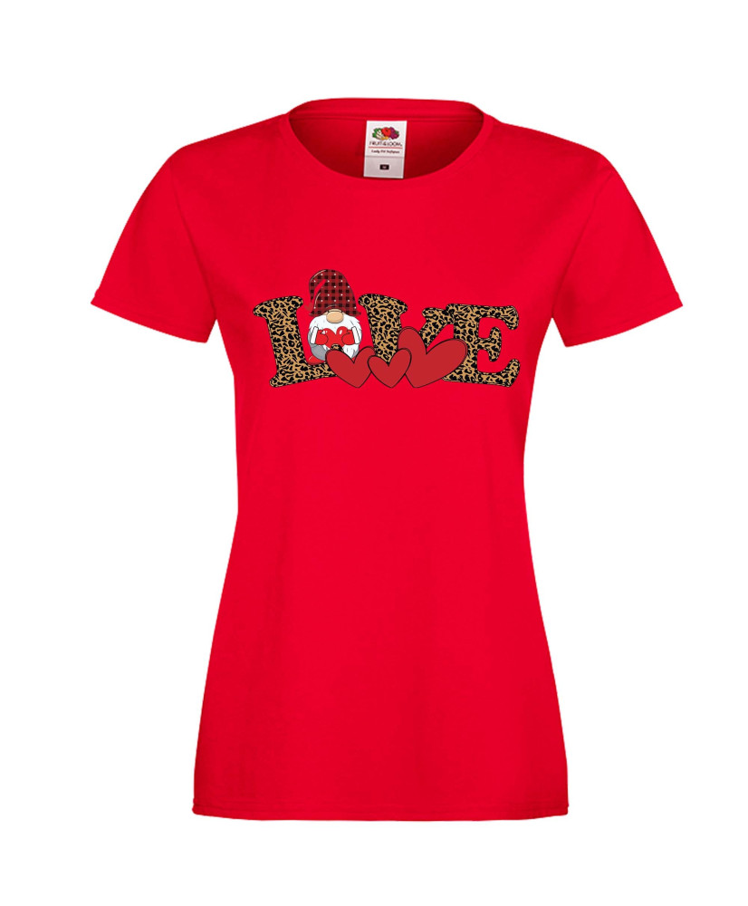 Дамска тениска Свети Валентин Love Gnome Valentine's 2 Дамска тениска Свети Валентин Love Gnome Valentine's 2