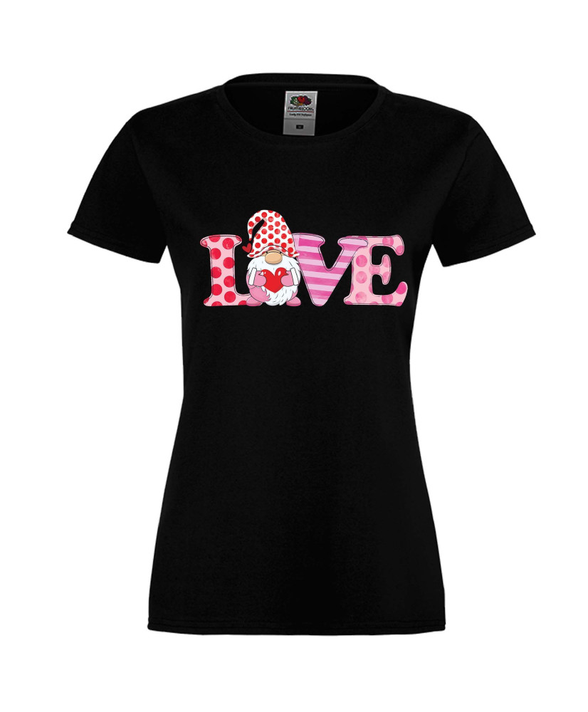 Дамска тениска Свети Валентин Love Gnome Valentine's 4 Дамска тениска Свети Валентин Love Gnome Valentine's 4