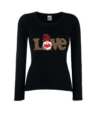 Дамска тениска Свети Валентин Love Gnome Valentine's 7