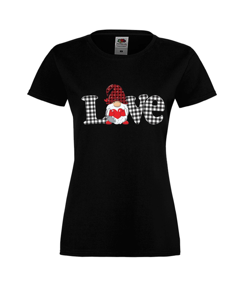 Дамска тениска Свети Валентин Love Gnome Valentine's 6