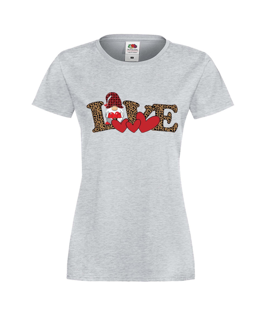 Дамска тениска Свети Валентин Love Gnome Valentine's 2 Дамска тениска Свети Валентин Love Gnome Valentine's 2