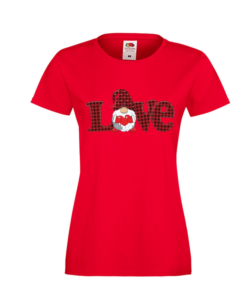 Дамска тениска Свети Валентин Love Gnome Valentine's 5 Дамска тениска Свети Валентин Love Gnome Valentine's 5