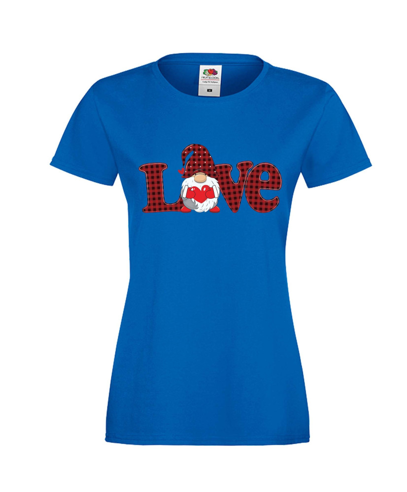 Дамска тениска Свети Валентин Love Gnome Valentine's 5 Дамска тениска Свети Валентин Love Gnome Valentine's 5
