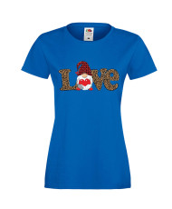 Дамска тениска Свети Валентин Love Gnome Valentine's 7