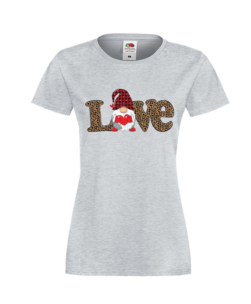 Дамска тениска Свети Валентин Love Gnome Valentine's 7 Дамска тениска Свети Валентин Love Gnome Valentine's 7