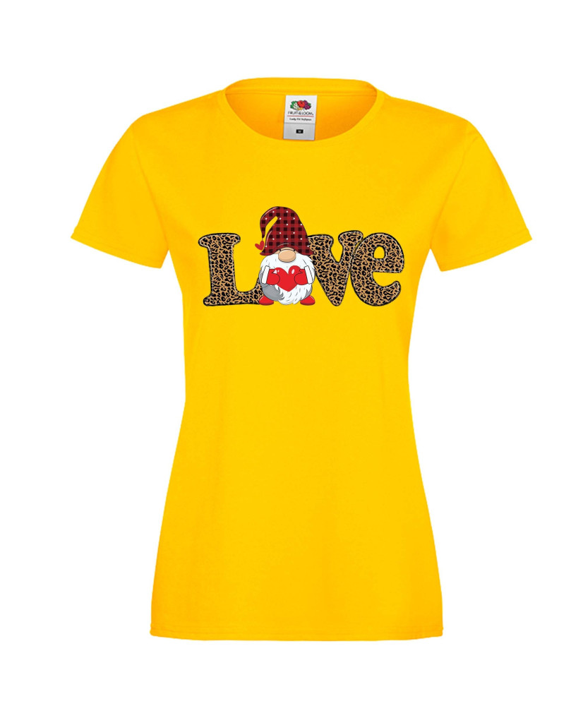 Дамска тениска Свети Валентин Love Gnome Valentine's 7 Дамска тениска Свети Валентин Love Gnome Valentine's 7