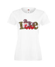 Дамска тениска Свети Валентин Love Gnome Valentine's 12