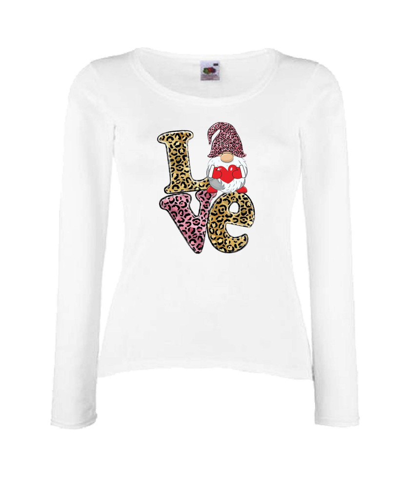 Дамска тениска Свети Валентин Love Gnome Valentine's 13 Дамска тениска Свети Валентин Love Gnome Valentine's 13