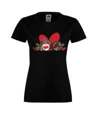 Дамска тениска Свети Валентин Love Gnome Valentine's 14