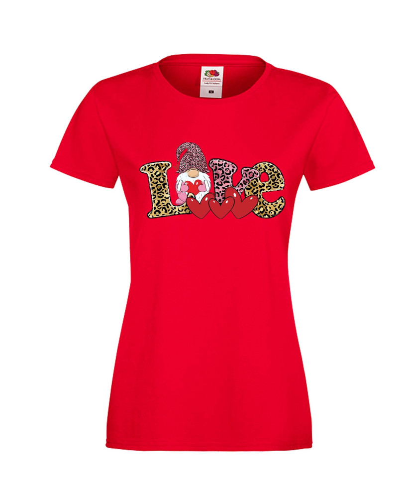Дамска тениска Свети Валентин Love Gnome Valentine's 12 Дамска тениска Свети Валентин Love Gnome Valentine's 12