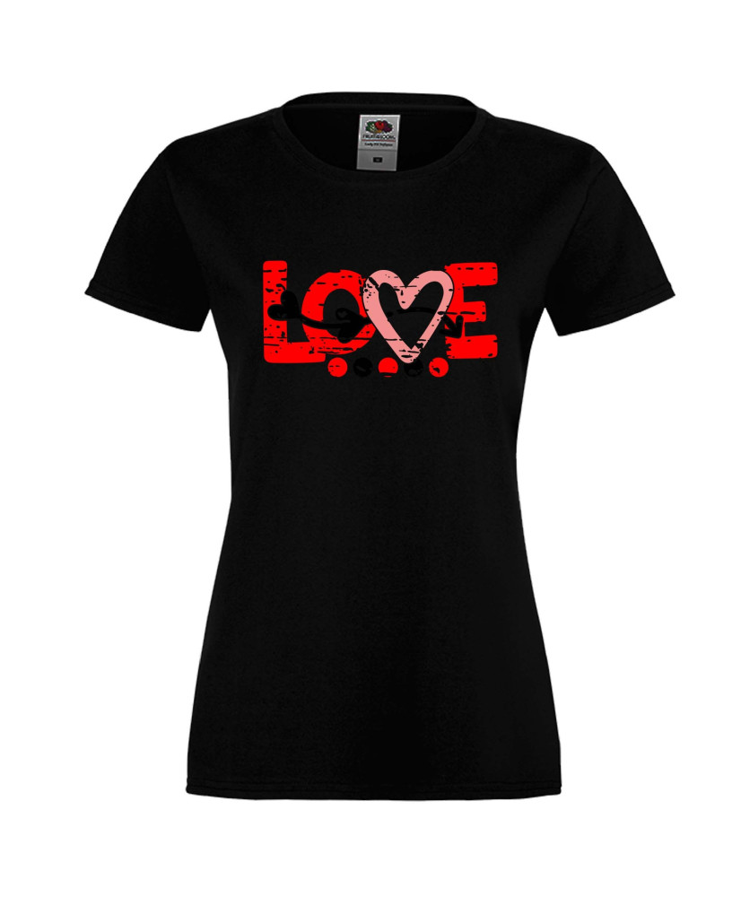 Дамска тениска Свети Валентин Love Grunge 1 Дамска тениска Свети Валентин Love Grunge 1