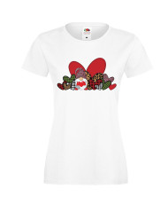 Дамска тениска Свети Валентин Love Gnome Valentine's 14