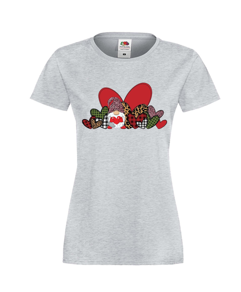 Дамска тениска Свети Валентин Love Gnome Valentine's 14 Дамска тениска Свети Валентин Love Gnome Valentine's 14