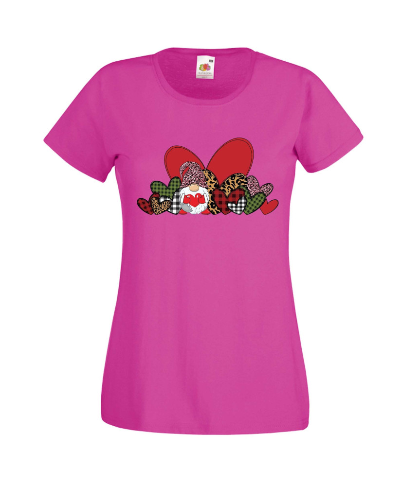 Дамска тениска Свети Валентин Love Gnome Valentine's 14 Дамска тениска Свети Валентин Love Gnome Valentine's 14