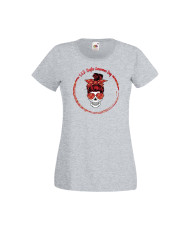 Дамска тениска Свети Валентин Valentines Day Skull Valentine's 6