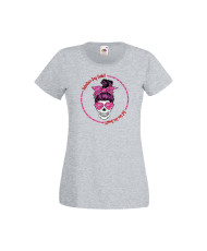 Дамска тениска Свети Валентин Valentines Day Skull Valentine's 8