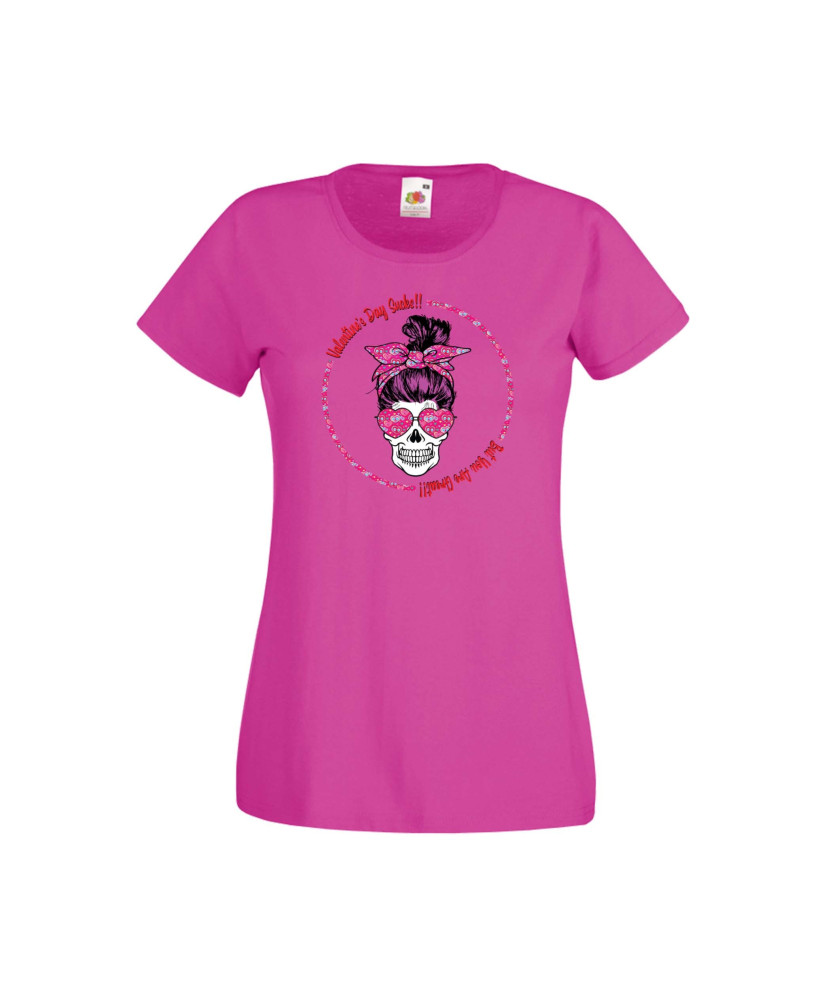 Дамска тениска Свети Валентин Valentines Day Skull Valentine's 8 Дамска тениска Свети Валентин Valentines Day Skull Valentine's 8
