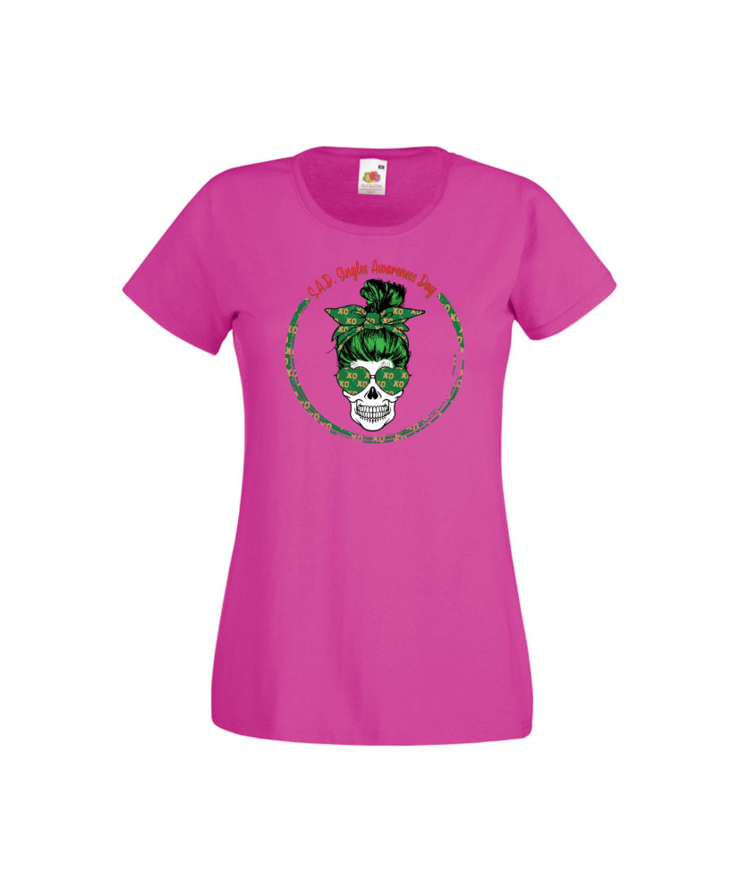 Дамска тениска Свети Валентин Valentines Day Skull Valentine's 13 Дамска тениска Свети Валентин Valentines Day Skull Valentine's 13