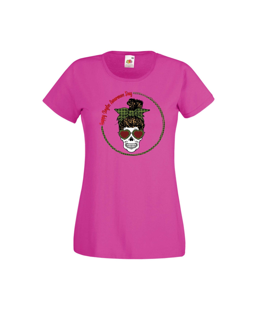 Дамска тениска Свети Валентин Valentines Day Skull Valentine's 19 Дамска тениска Свети Валентин Valentines Day Skull Valentine's 19