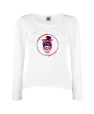 Дамска тениска Свети Валентин Valentines Day Skull Valentine's 8