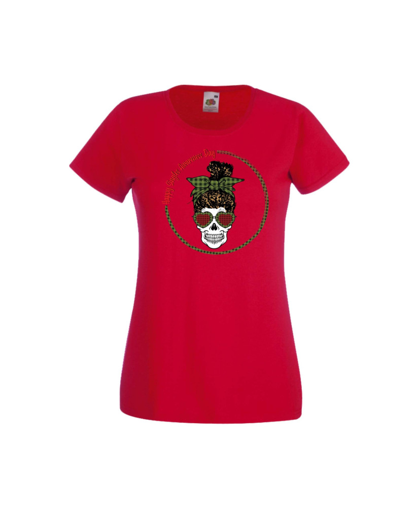 Дамска тениска Свети Валентин Valentines Day Skull Valentine's 19 Дамска тениска Свети Валентин Valentines Day Skull Valentine's 19