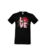 Мъжка тениска Свети Валентин Dog Love 1