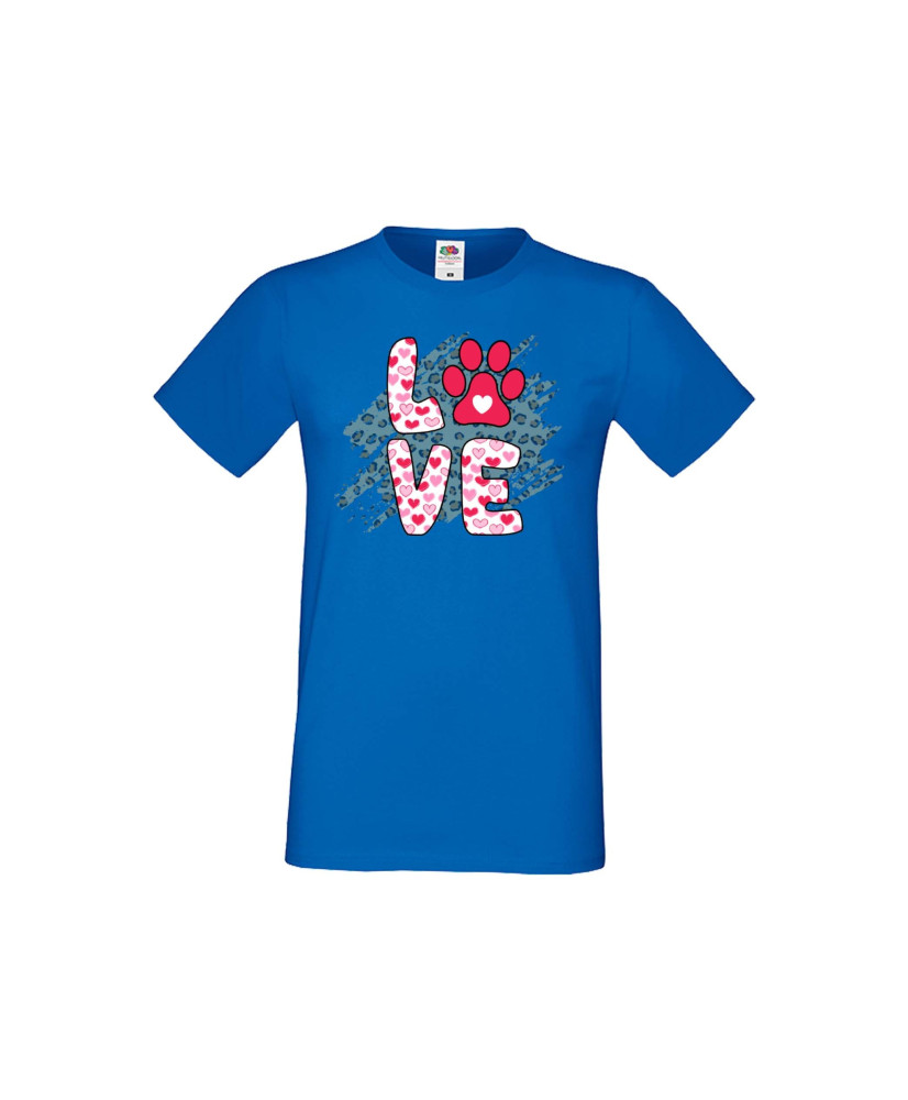 Мъжка тениска Свети Валентин Dog Love 1