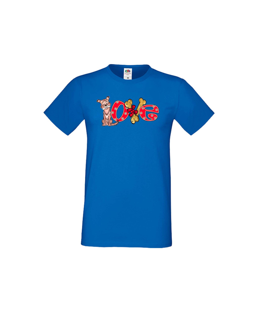 Мъжка тениска Свети Валентин Dog Love 2