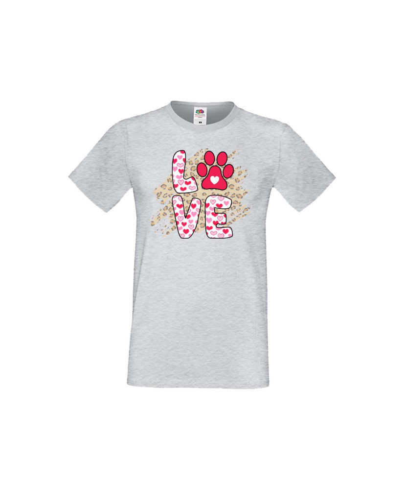 Мъжка тениска Свети Валентин Dog Love 1