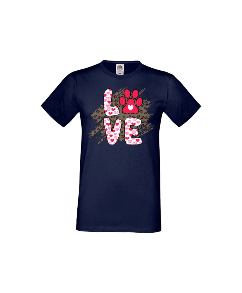 Мъжка тениска Свети Валентин Dog Love 1