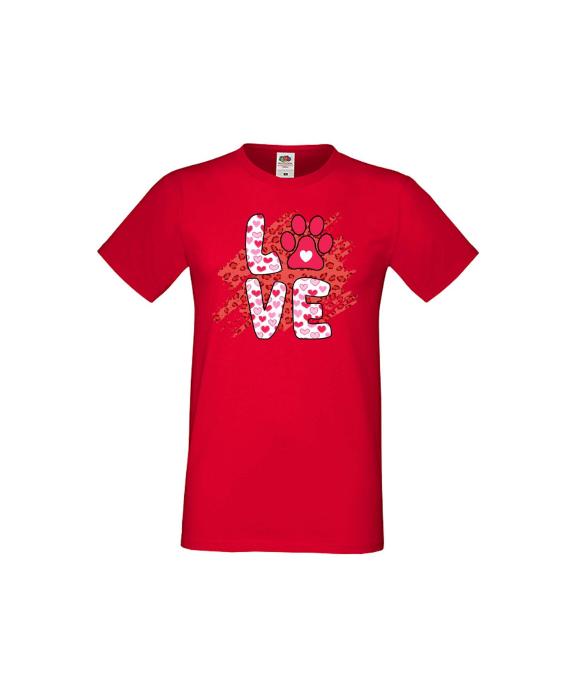 Мъжка тениска Свети Валентин Dog Love 1