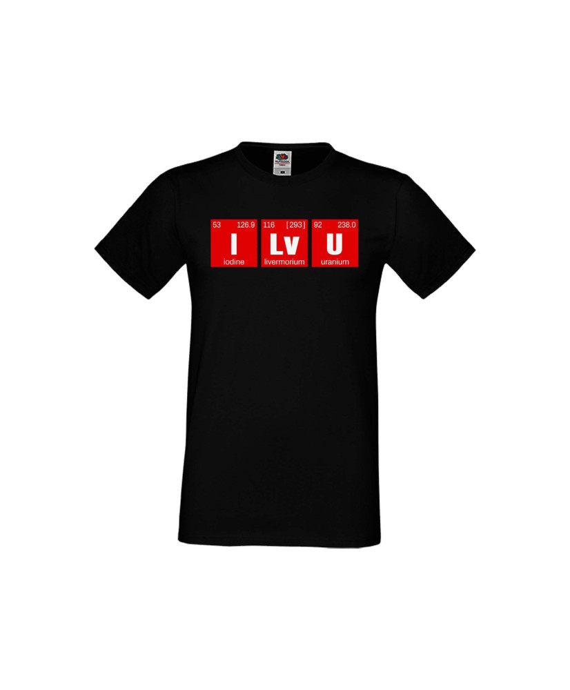 Мъжка тениска Свети Валентин I Lv U