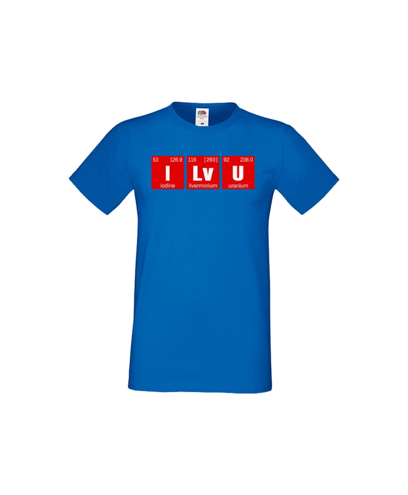 Мъжка тениска Свети Валентин I Lv U