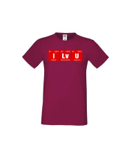 Мъжка тениска Свети Валентин I Lv U