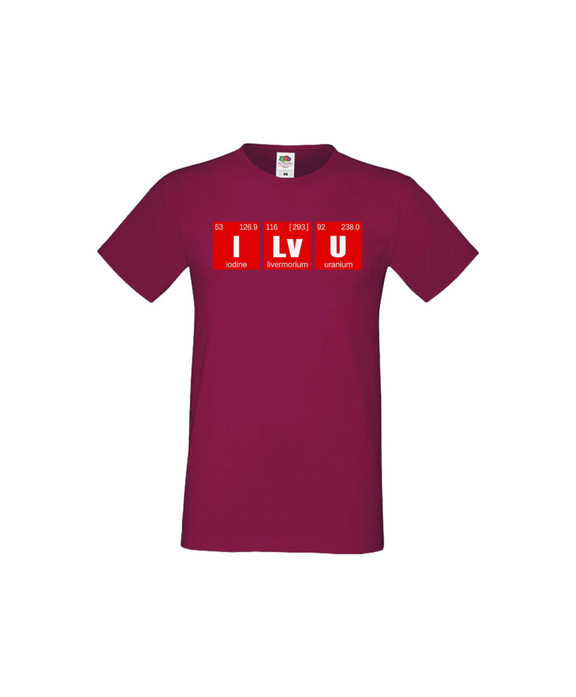 Мъжка тениска Свети Валентин I Lv U