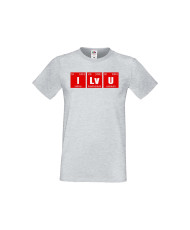 Мъжка тениска Свети Валентин I Lv U