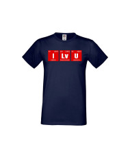 Мъжка тениска Свети Валентин I Lv U