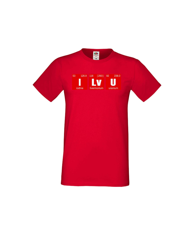 Мъжка тениска Свети Валентин I Lv U