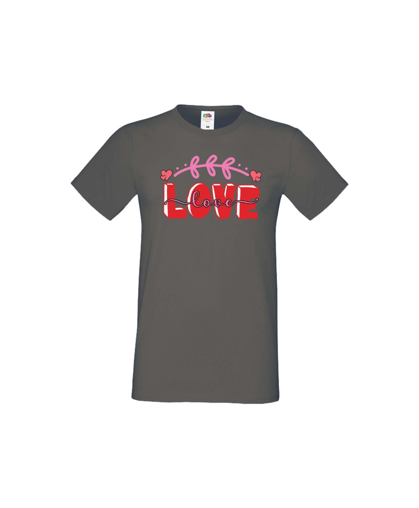 Мъжка тениска Свети Валентин Love 2