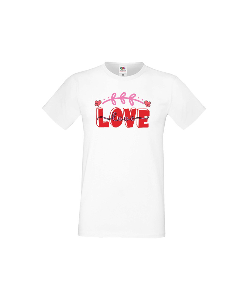 Мъжка тениска Свети Валентин Love 2