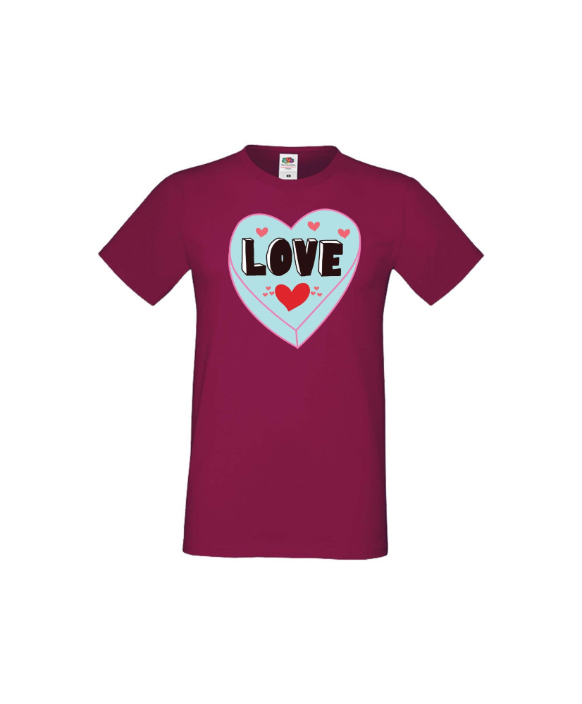Мъжка тениска Свети Валентин Love 4