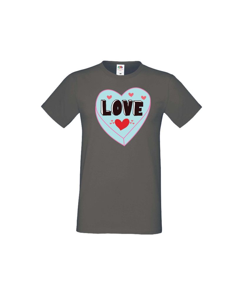 Мъжка тениска Свети Валентин Love 4